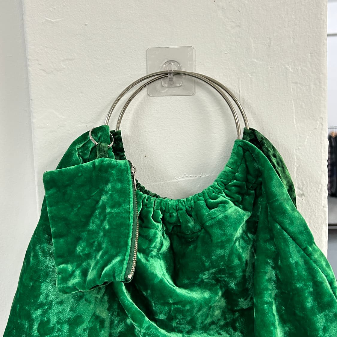 TOGA PULLA green velvet ring bag  상품이미지2