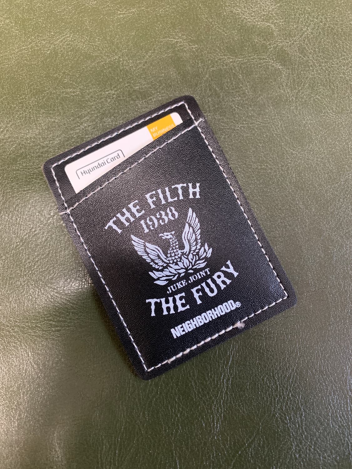 네이버후드 레더 카드지갑 상품이미지1