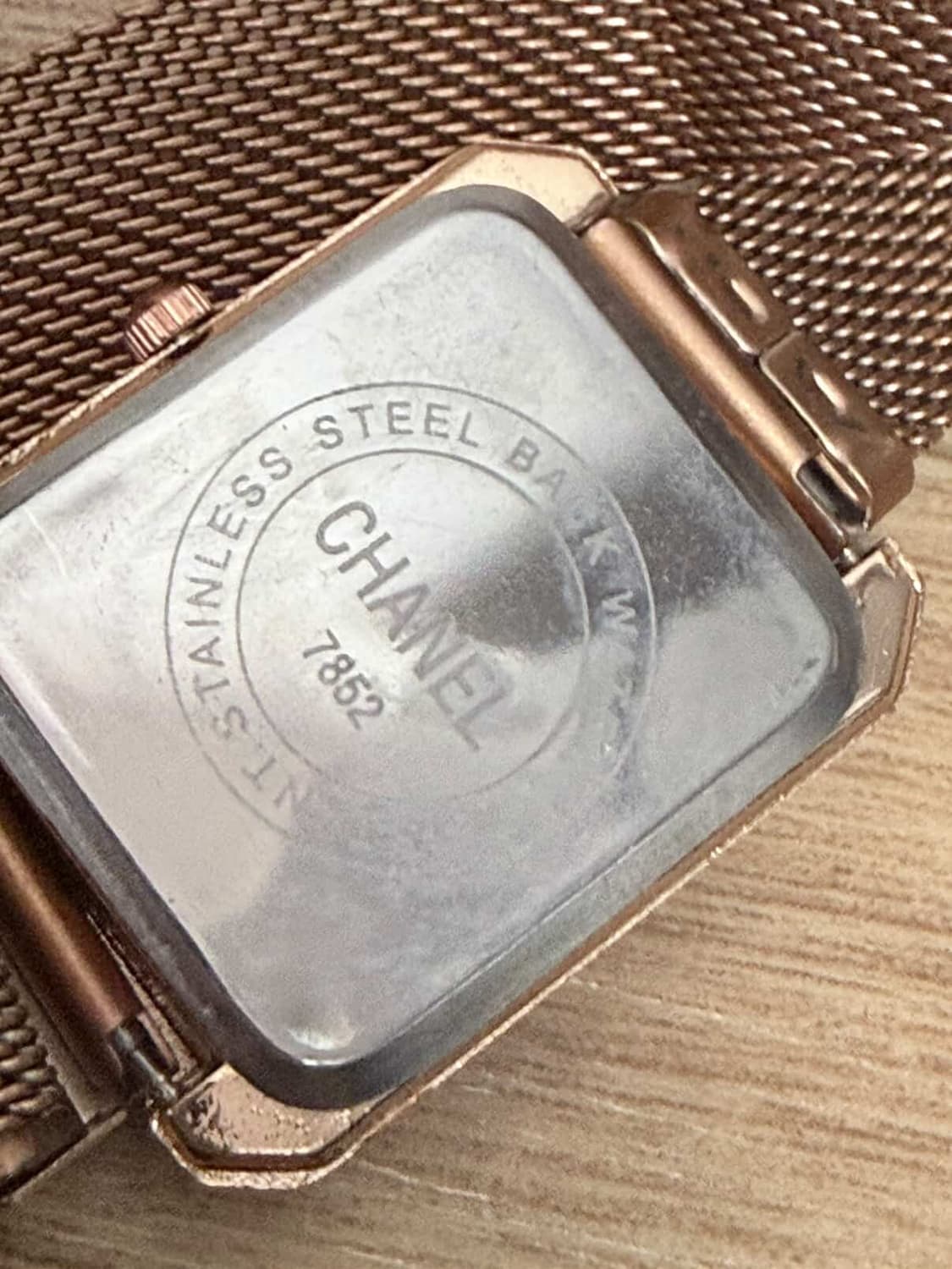 샤넬 빈티지 여성 시계 7852 다이아베젤 상품이미지4