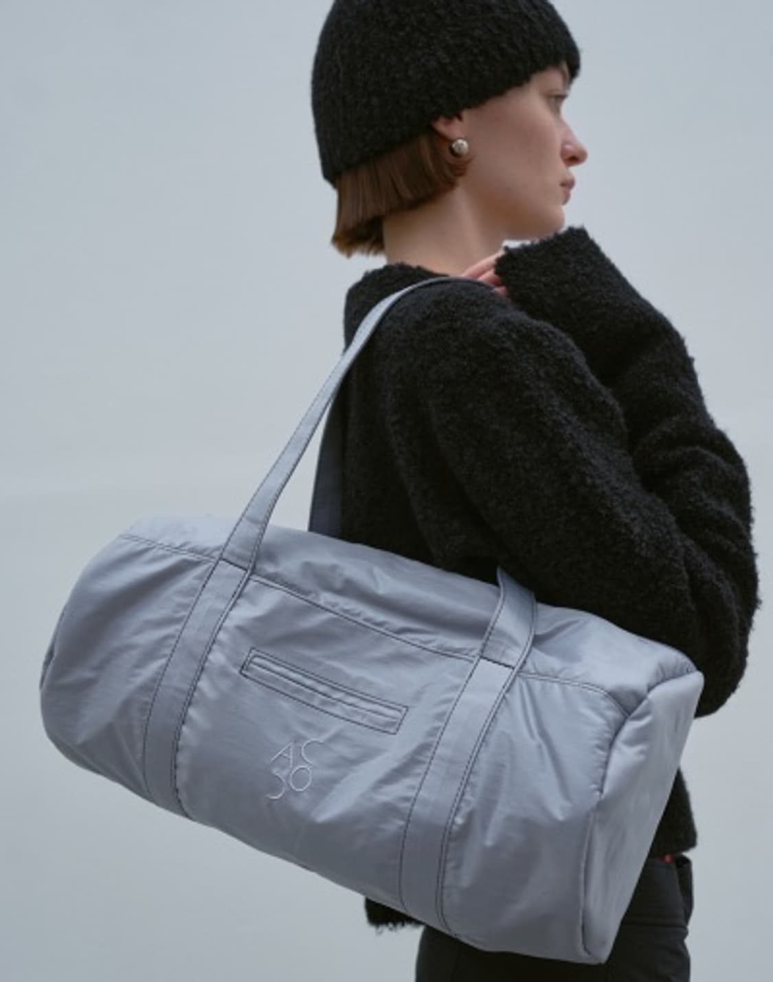 아코크 더플백 실버 라지  상품이미지2