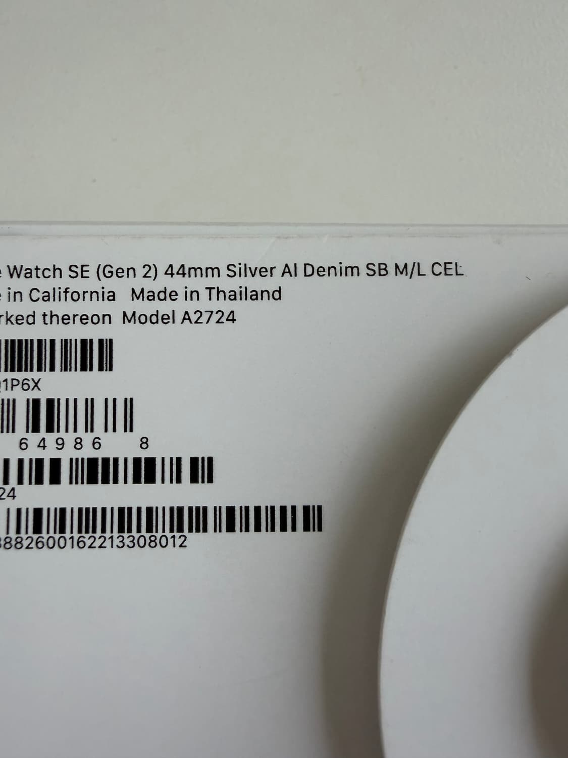 애플워치 se2 44mm 실버 셀룰러 배터리 성능 100% 상품이미지7