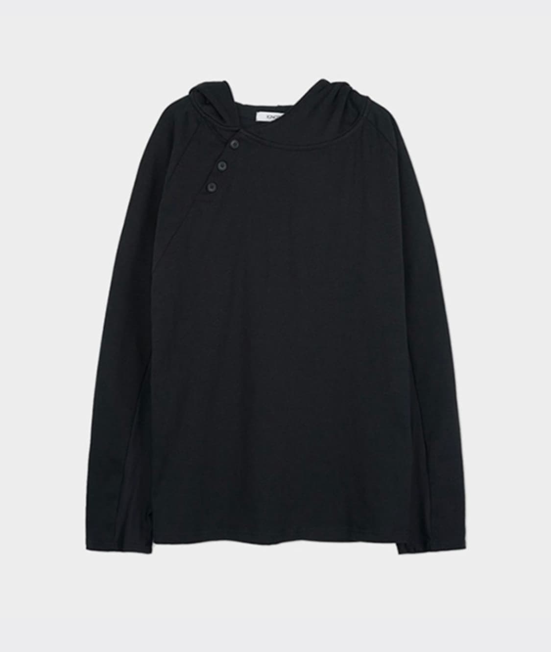 이그노타 CORE:10 BUTTON HOODIE (BLACK) L 상품이미지2