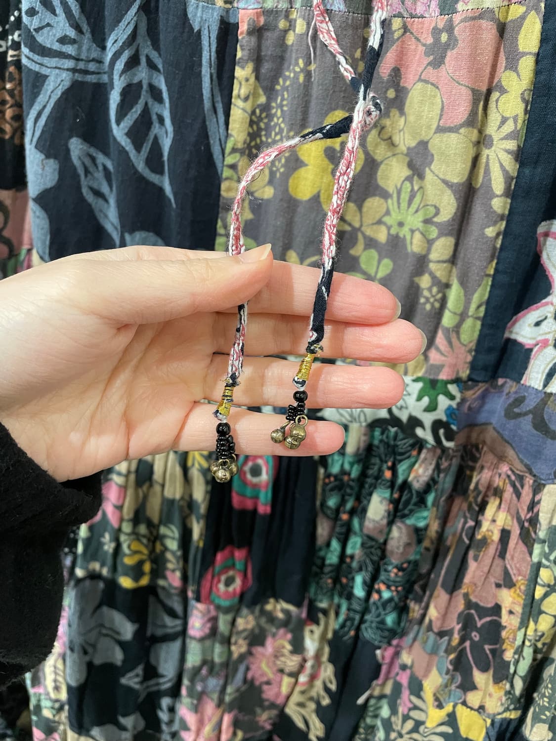 보헤미안 히피 패치 스커트 상품이미지6