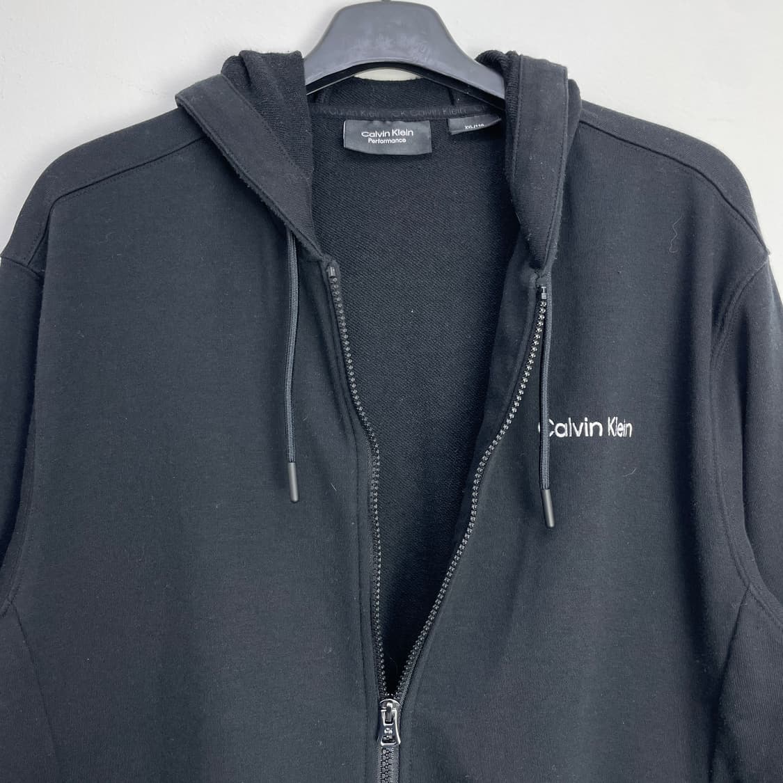 캘빈클라인 자수 로고 후드집업 XXL 상품이미지3