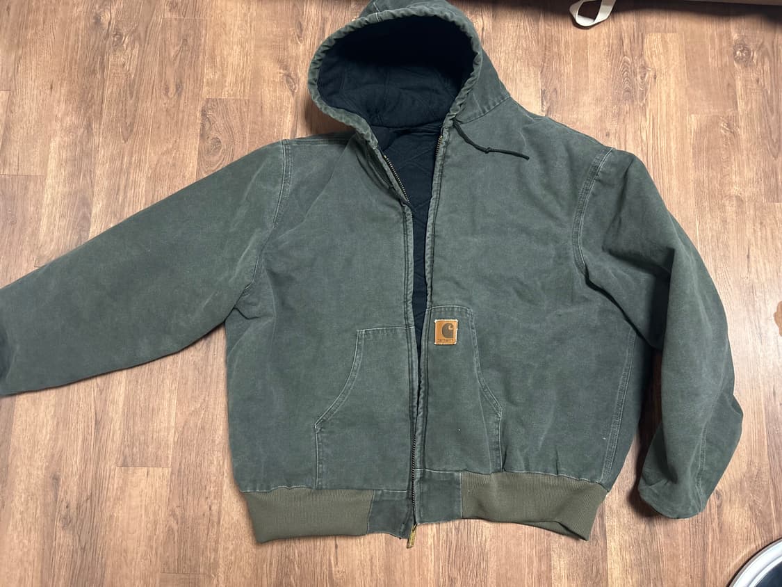 칼하트 J68 mos 모스그린 2xl made in USA 상품이미지1