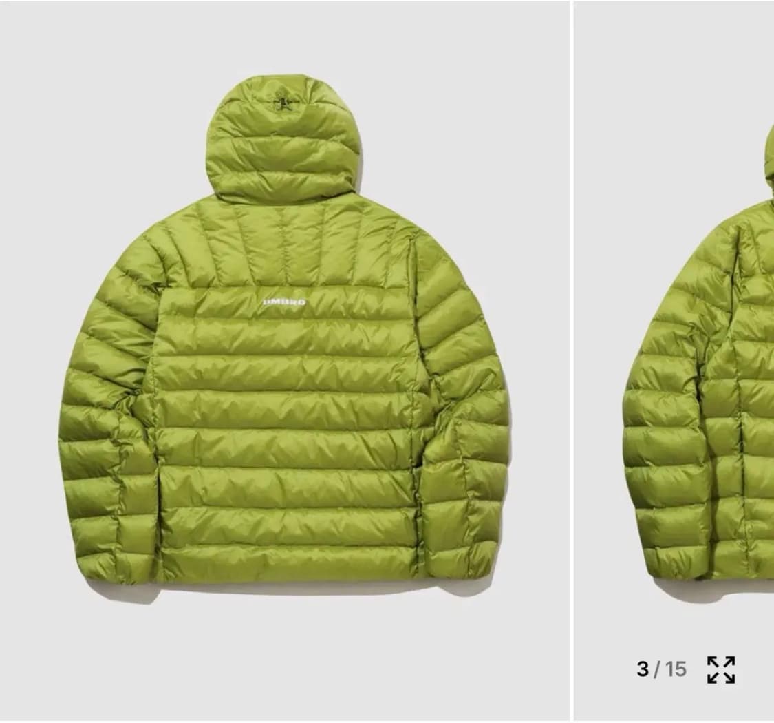 엄브로 페더플렉스 후드 다운 자켓 올드 그린 상품이미지2