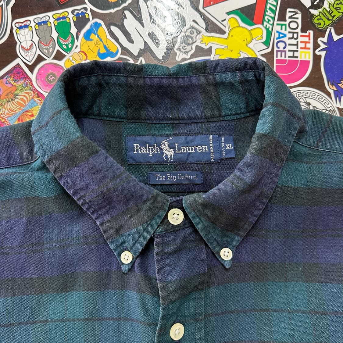 90s 폴로 랄프로렌 더 빅 옥스포드 셔츠 빅셔츠 XL 상품이미지6