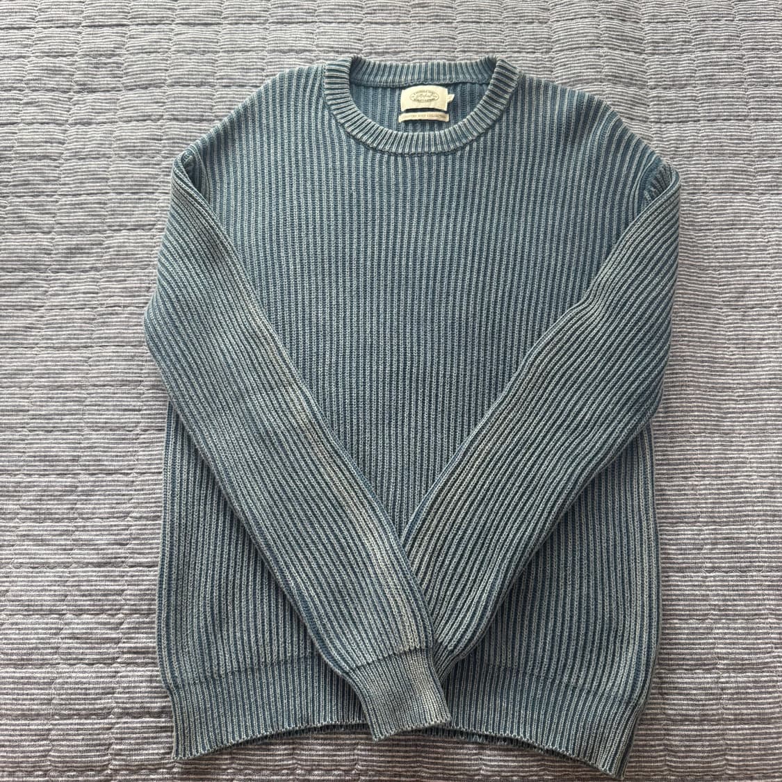 암피스트 워시드 니트 블루 상품이미지1