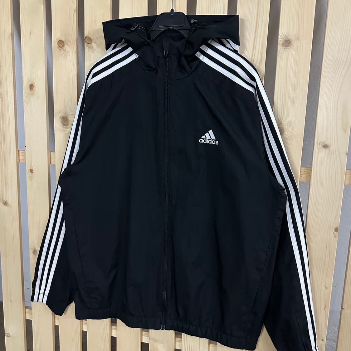 (XL) 아디다스 블랙 바람막이 자켓 상품이미지2