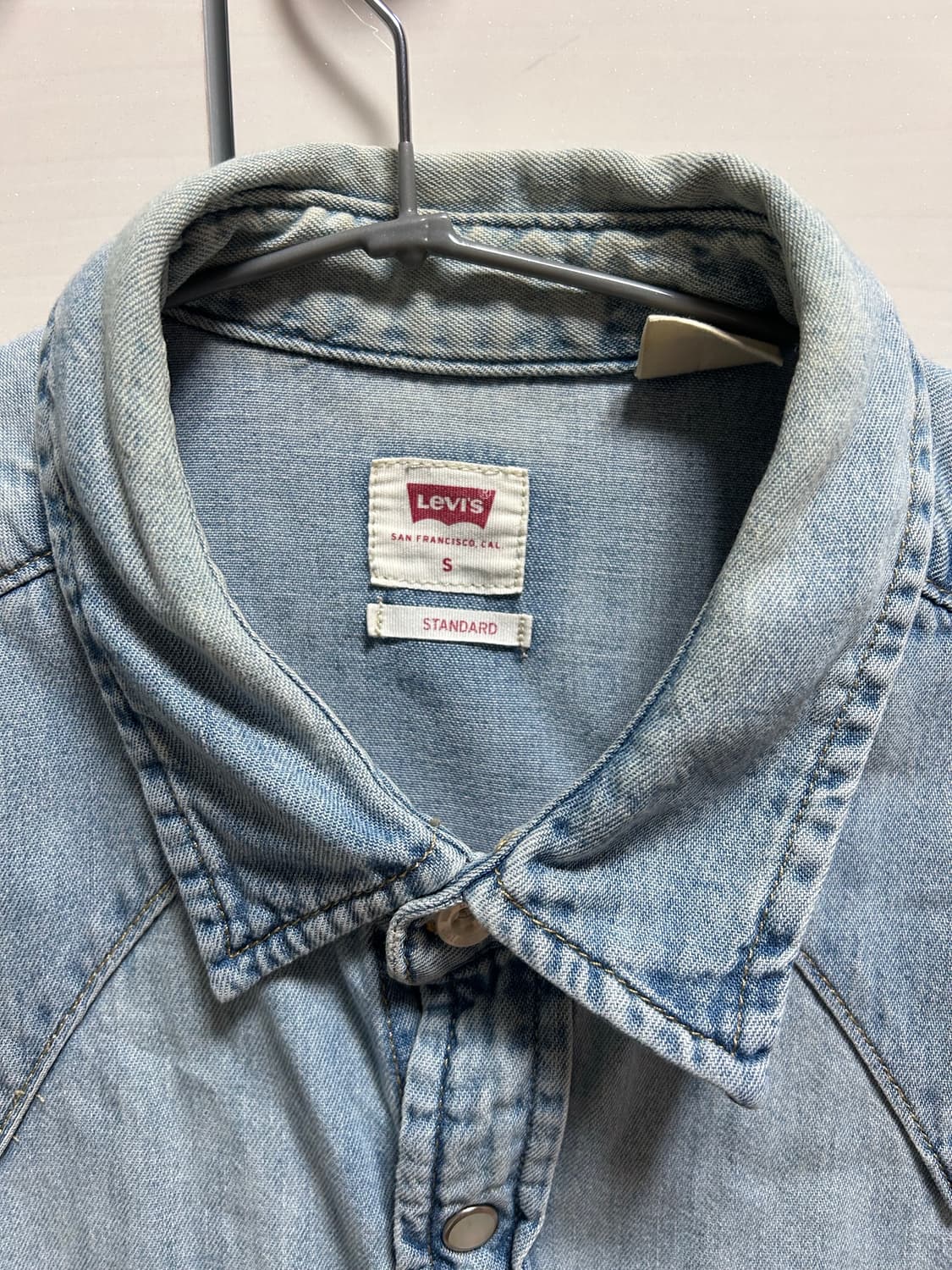 리바이스 데님 셔츠 S 상품이미지2