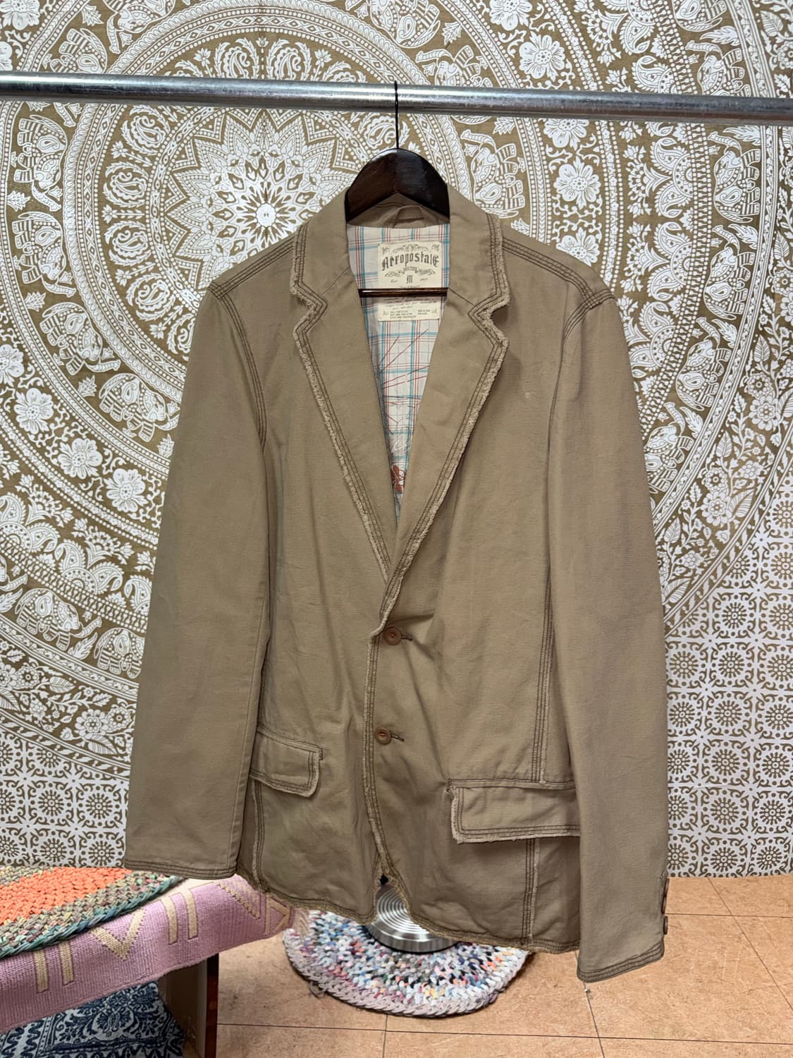 빈티지 코튼 블레이저 자켓  상품이미지2