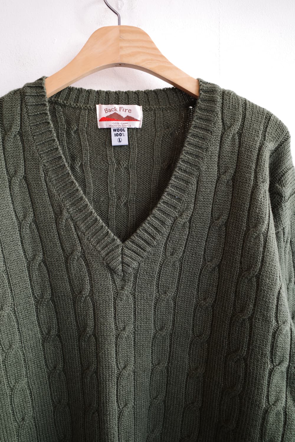 Japan brand 울 케이블 니트  상품이미지2