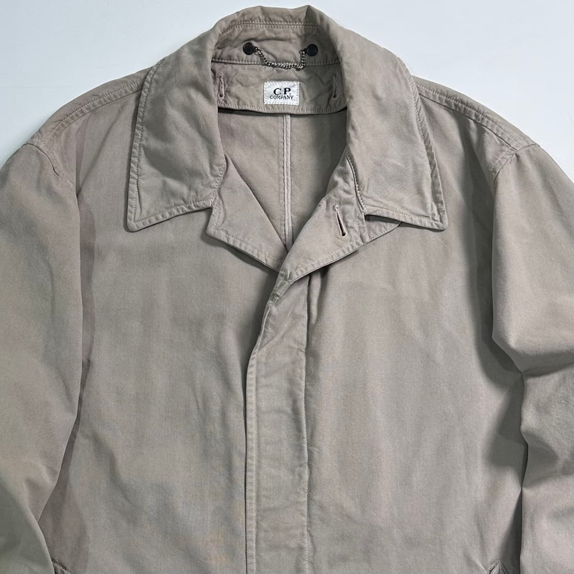 Cp컴퍼니 베이지 캔버스 싱글 코트 상품이미지3