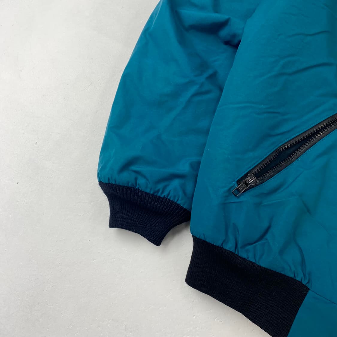 90s LL bean 나일론 쉘 플리스 안감 집업 자켓 (100) 상품이미지4