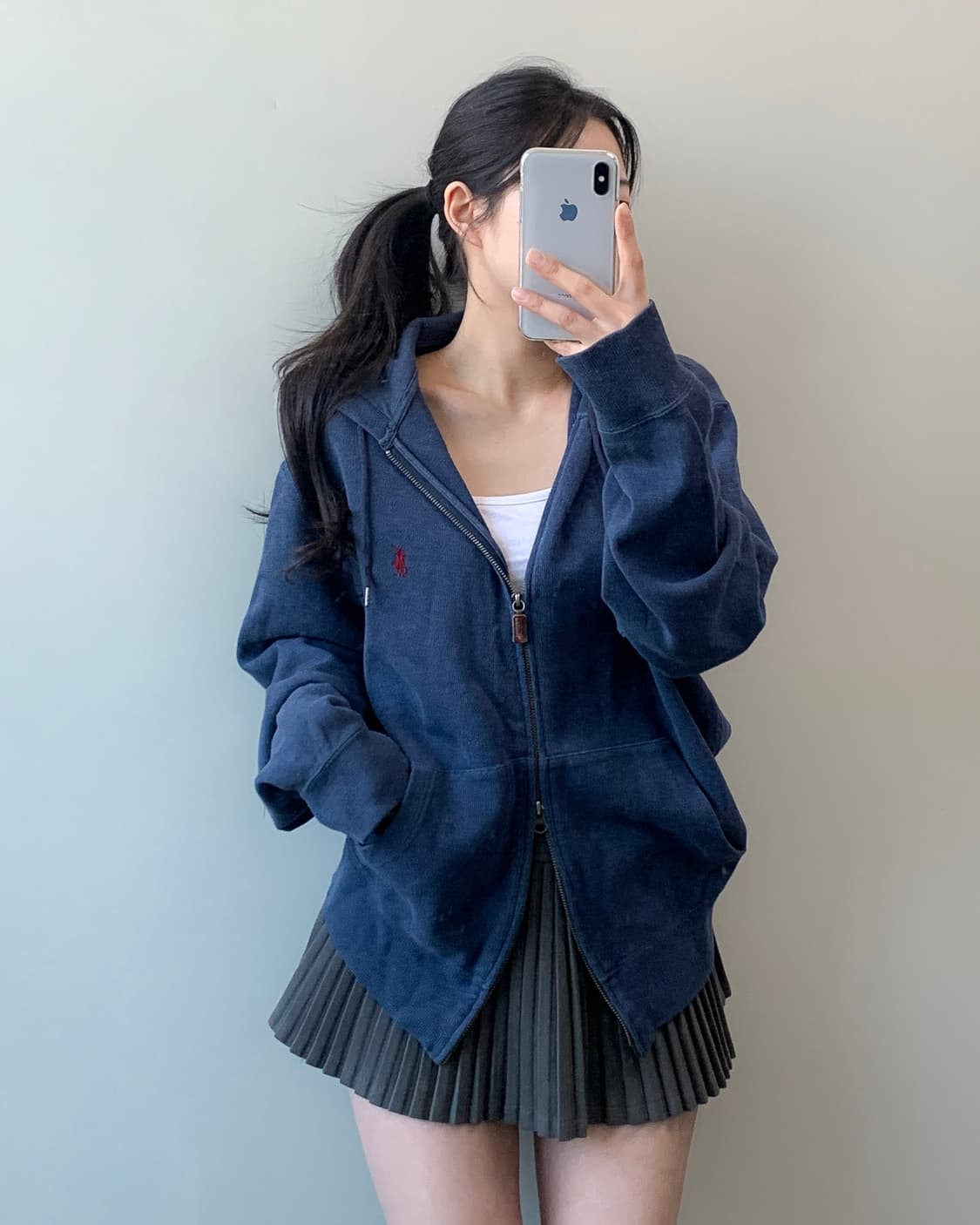 폴로 후드집업 상품이미지2