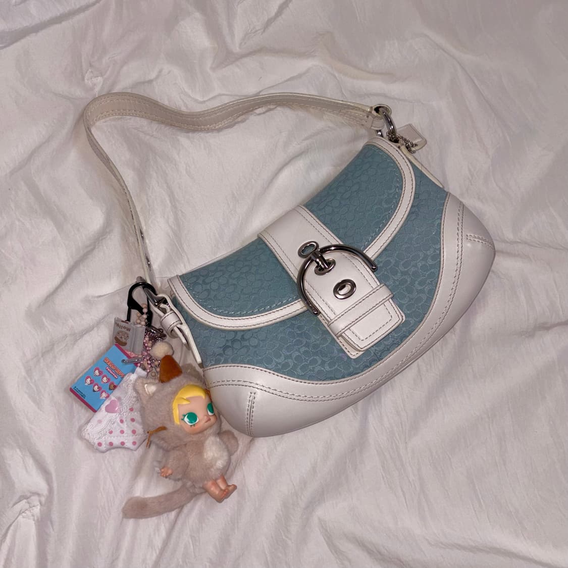 Coach skyblue shoulder bag 상품이미지2