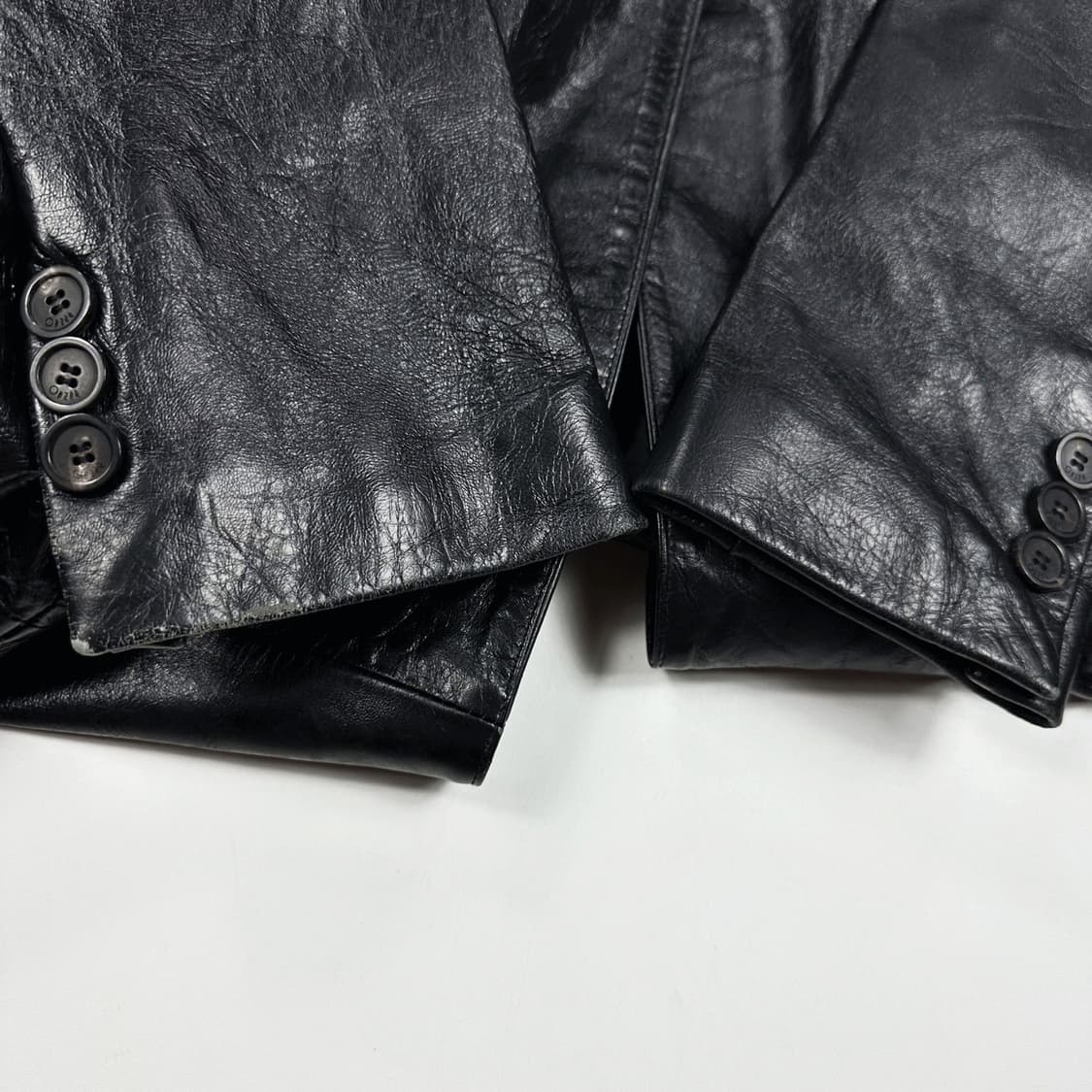 VTG 빈티지 양가죽 블랙 롱코트 자켓 (M 여성추천) 상품이미지6