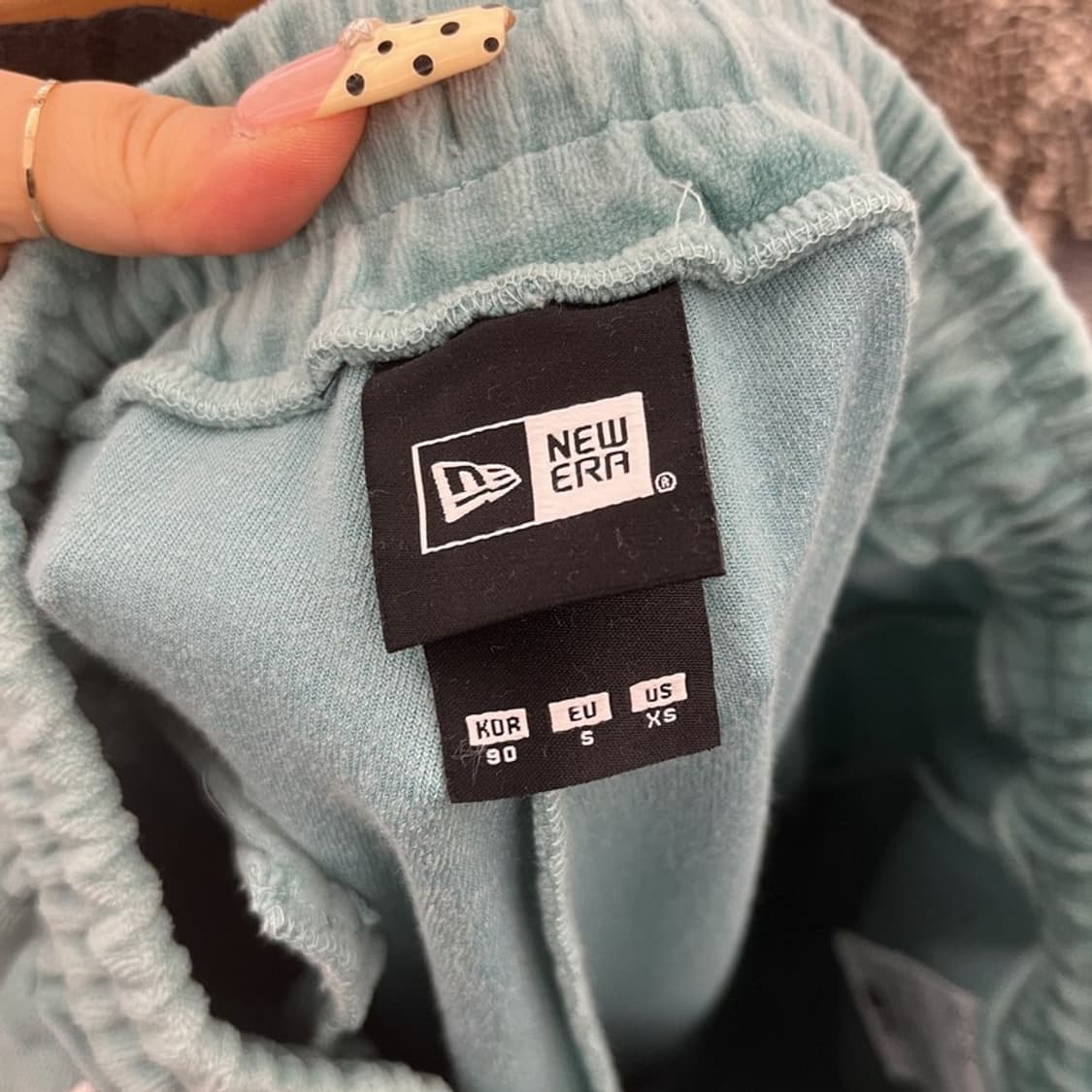 뉴에라 레트로 Y2K 90's 민트 벨벳 트랙 스웻팬츠 90 C09840 상품이미지5