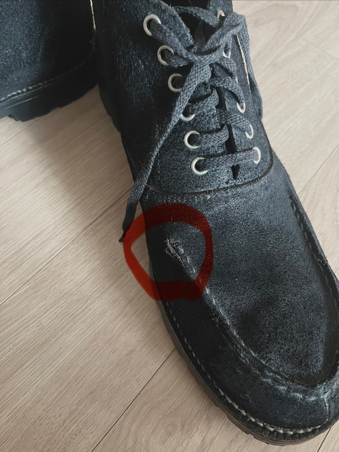 꼼데가르송 옴므 스웨이드 부츠 상품이미지3