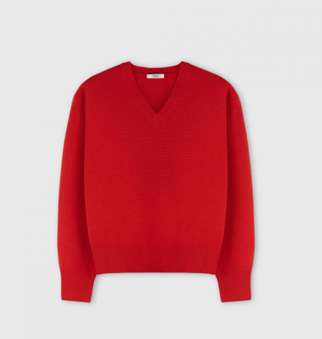 [새것]타일레 브이넥 니트 레드 1사이즈 상품이미지1