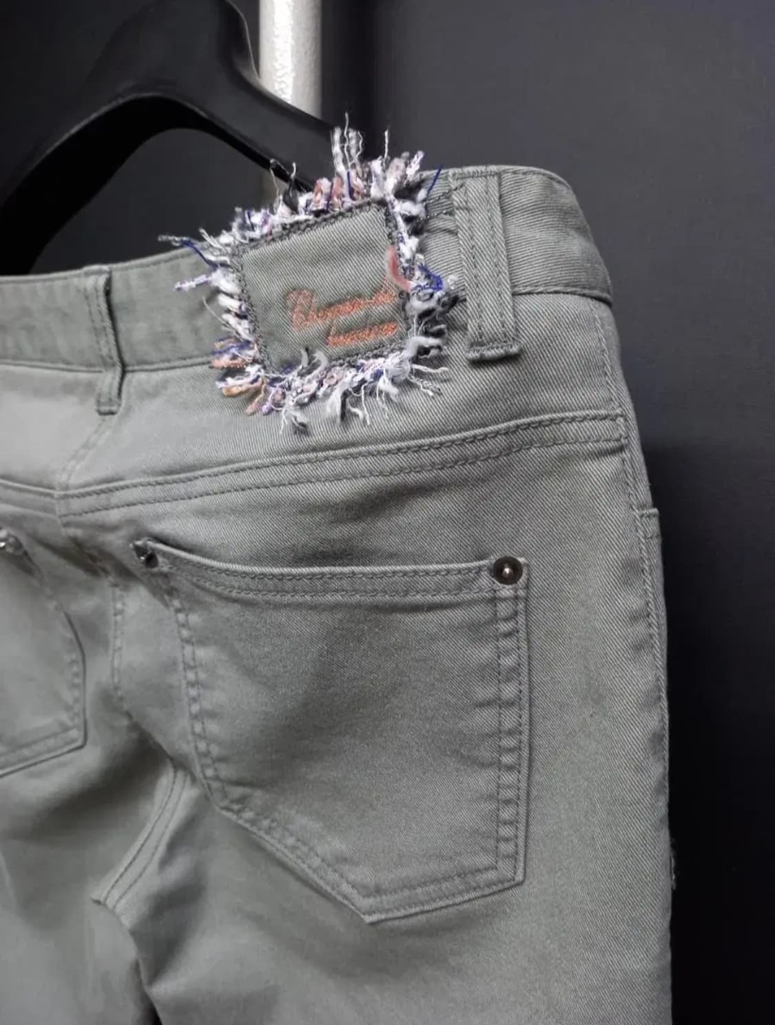 새 RUSSO 루쏘 일자핏 9부 데님팬츠 27 상품이미지7