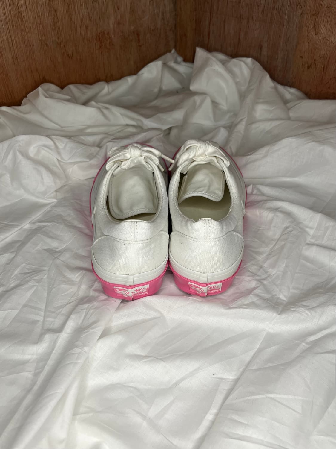 꼼데다르송 걸 반스 네라 핑크 롱 스니커즈 상품이미지3