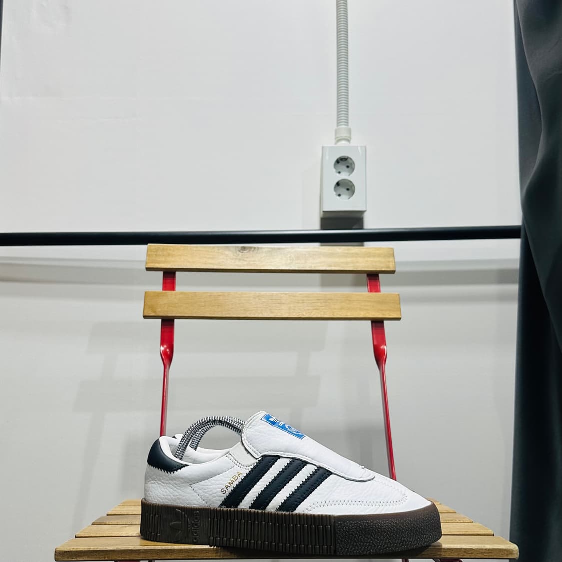 245) 아디다스 운동화 여성 여자 신발 삼바 클라우드 화이트 블랙 상품이미지1