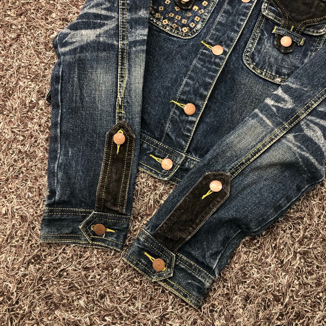 빈티지 워싱 디테일 데님 자켓 상품이미지3