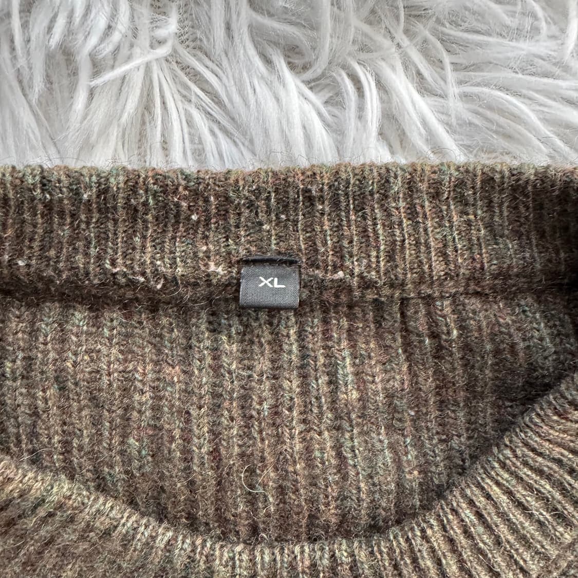 MUJI 일본빈티지 니트 무인양품 빈티지니트 무지 니트 보세니트 xl 상품이미지4