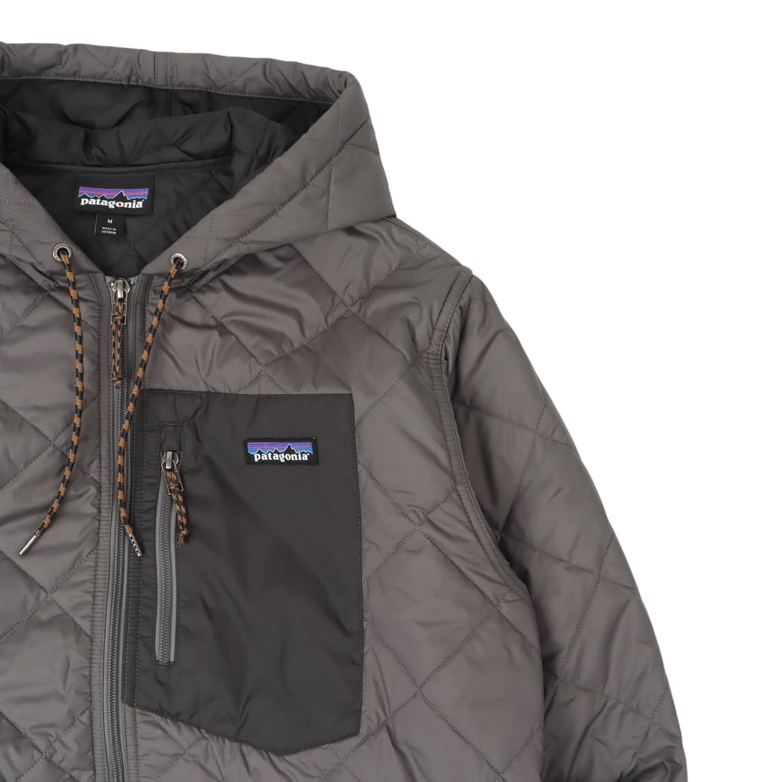 파타고니아 다이아몬드 퀄티드 보머 후디 자켓 상품이미지3
