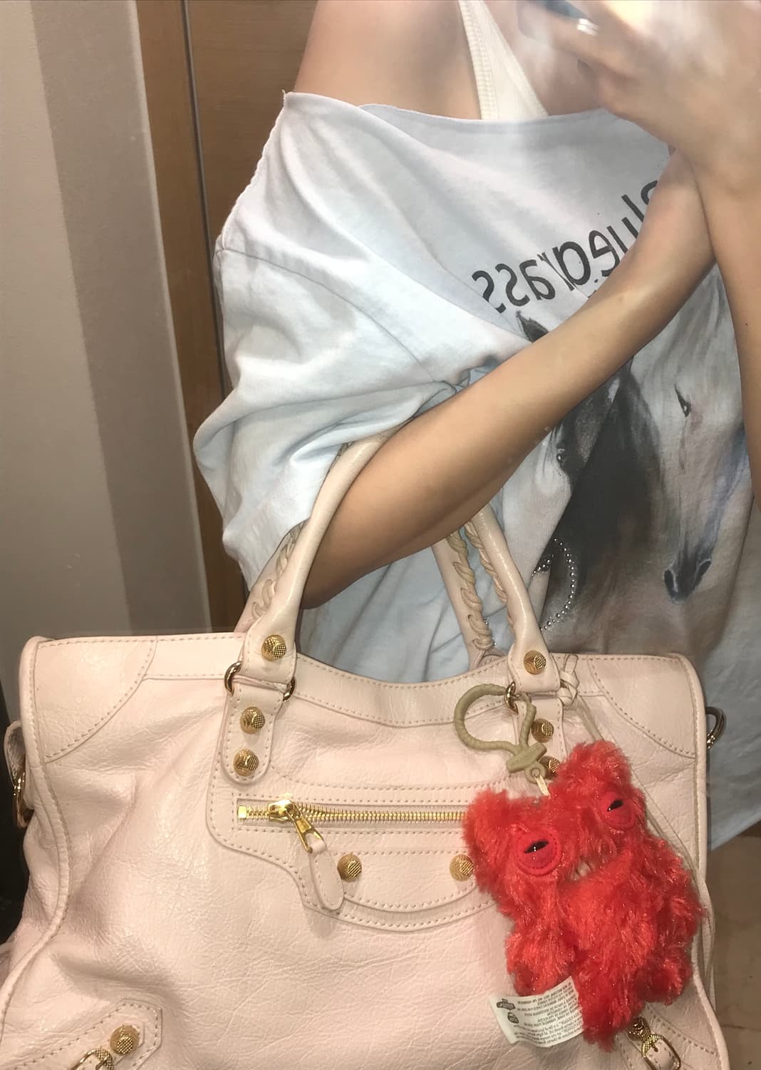 발렌시아가 모터백 핑크 미디움 상품이미지2