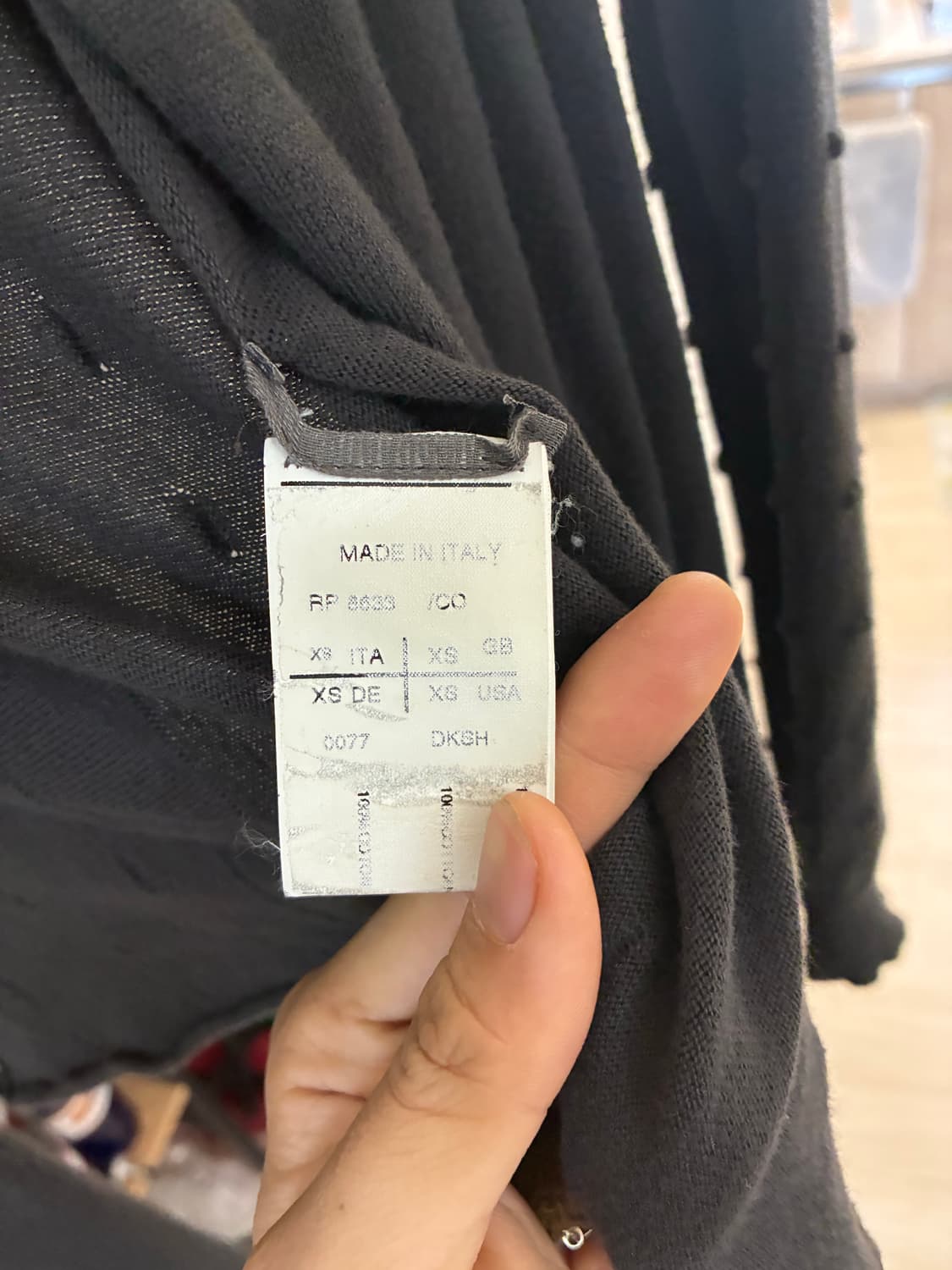릭오웬스 가디건 상품이미지4