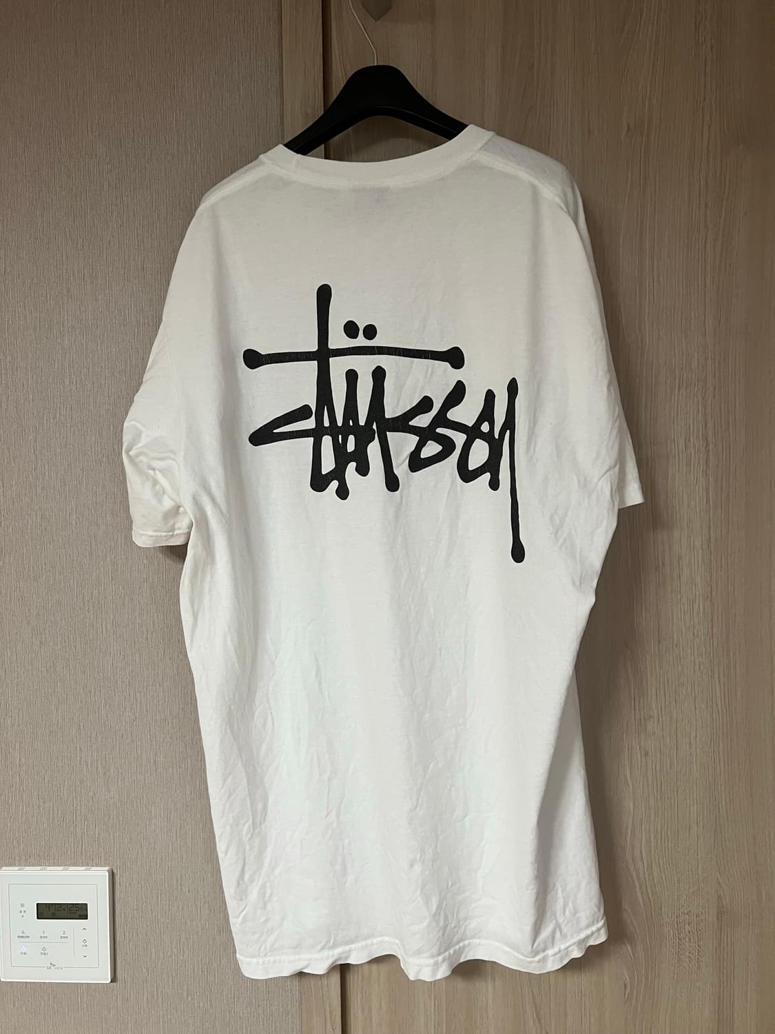 L) 스투시 반팔 화이트 정품 상품이미지2