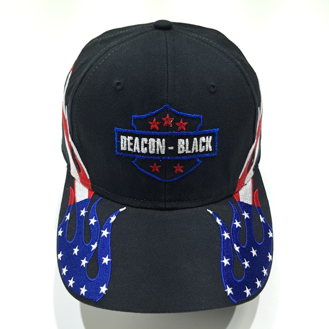 오토 디콘 블랙 성조기 파이어 자수 볼캡 P2062 상품이미지3