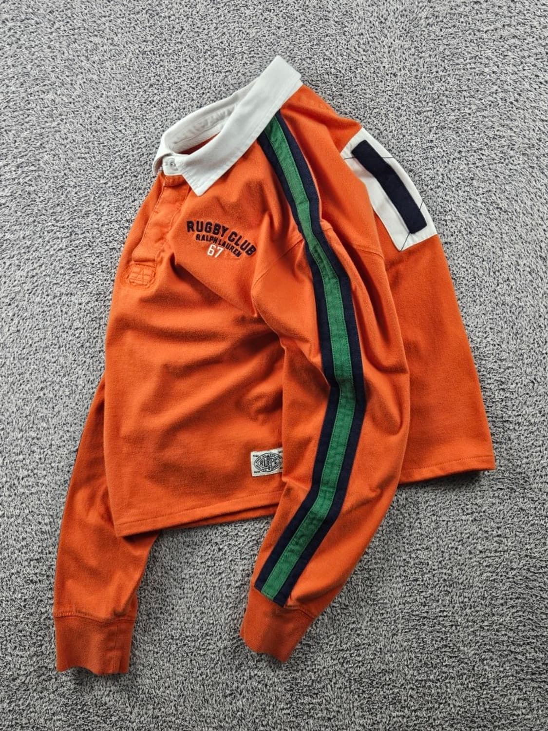 폴로랄프로렌 크롭 커스텀 럭비 티셔츠 ( S추정 ) / 11417 상품이미지3