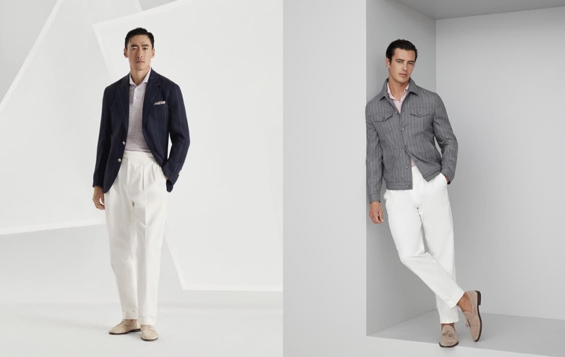 브루넬로 쿠치넬리 / 폴로 카라 니트  / 54 (105 이상) 새상품 상품이미지6