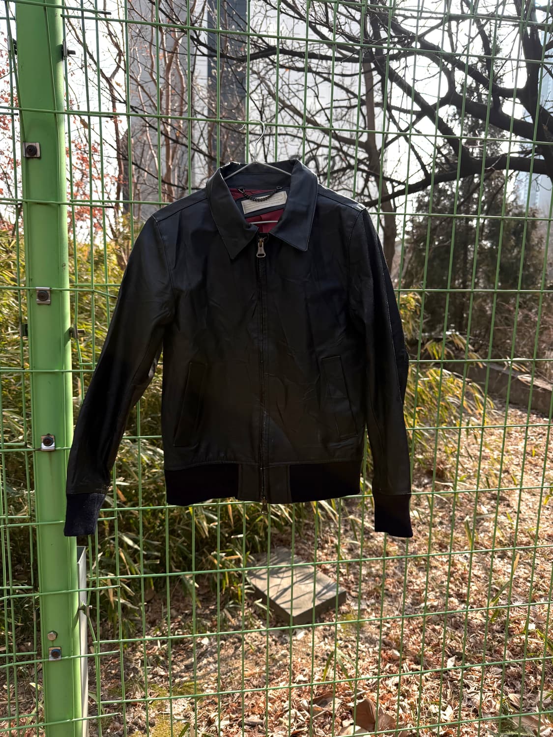 Mangrove 싱글 레더 돈피 자켓 상품이미지1