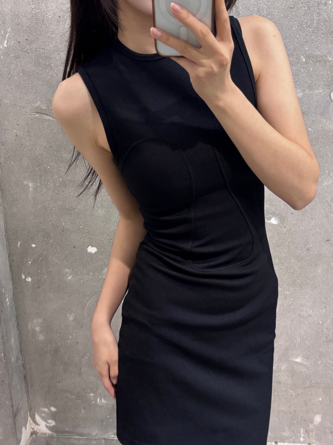 Alexander Wang 알렉산더왕 블랙 슬리브리스 원피스 상품이미지1