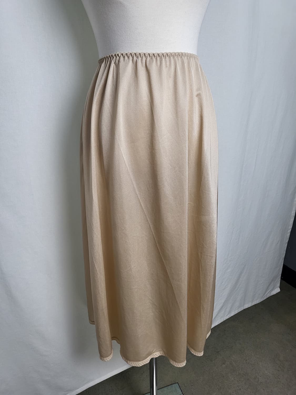 빈티지 살몬 슬립 스커트 상품이미지2