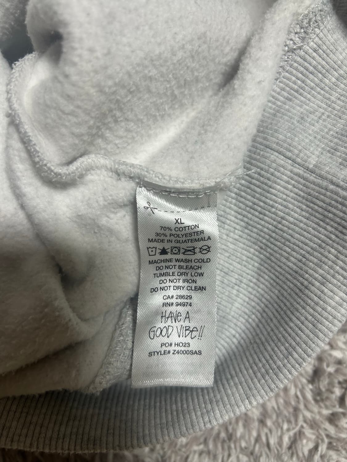 스투시 애쉬헤더 2023 후드티 xl 상품이미지4