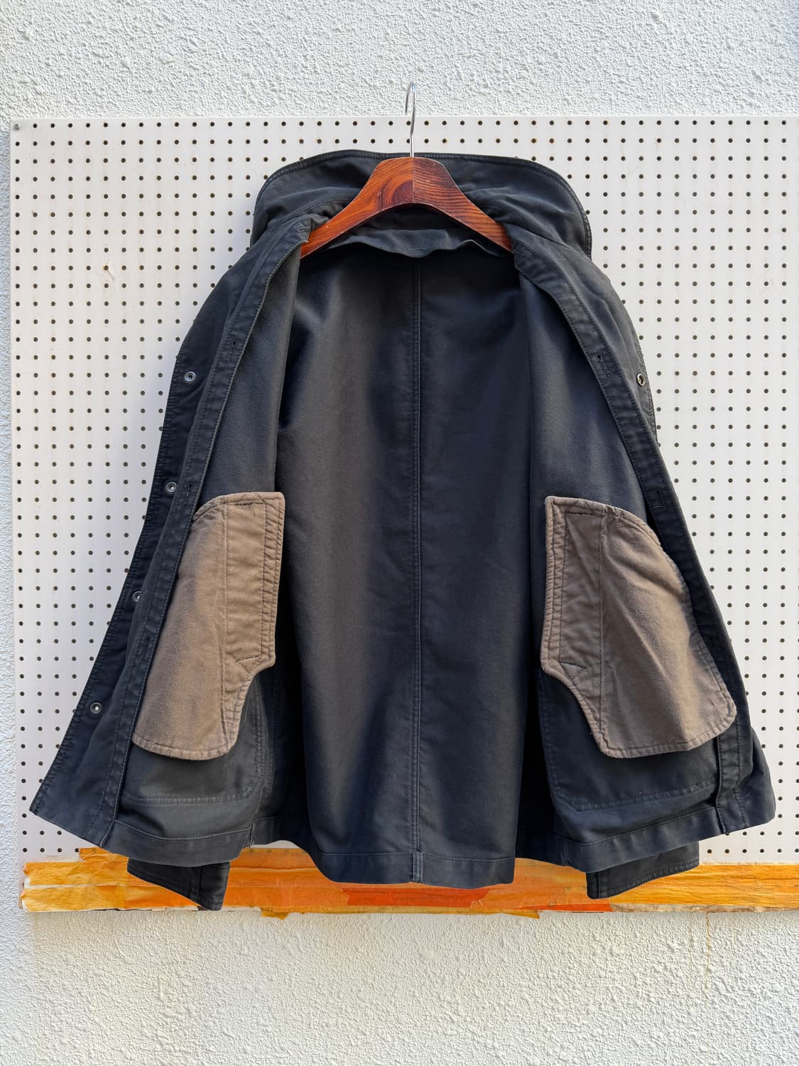 80s FRENCH AIR FORCE MILITARY 블랙몰스킨워크자켓 상품이미지10