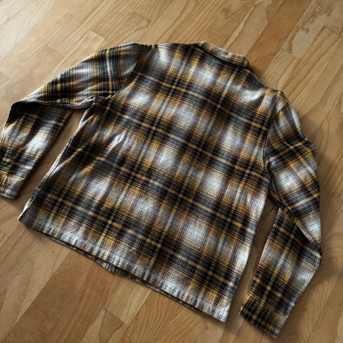 스투시 Stussy 잭 쉐도우 플레이드 집 셔츠 M 상품이미지7