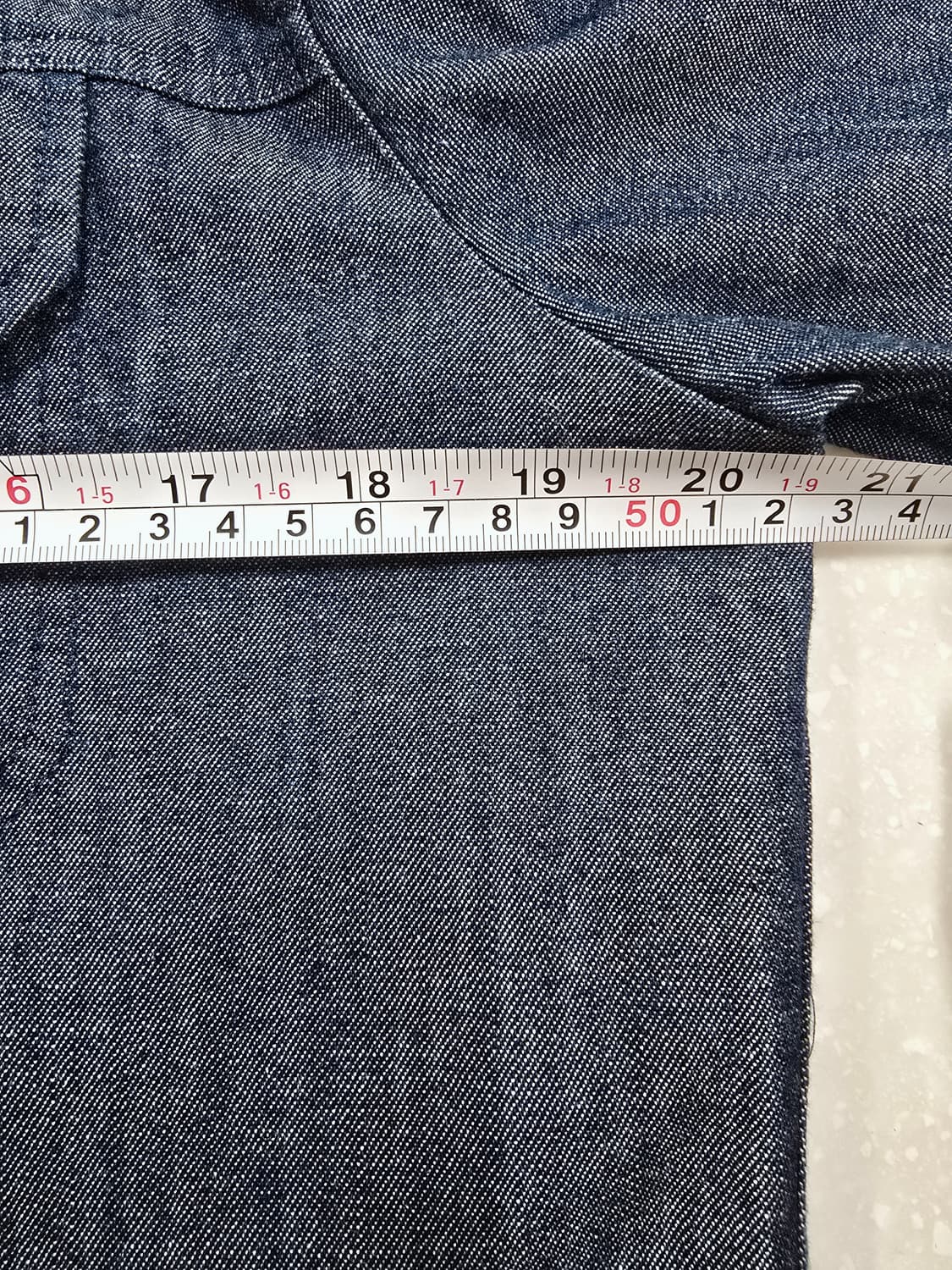 라코스테 데님 긴팔 셔츠 남방 레귤러핏 상품이미지7