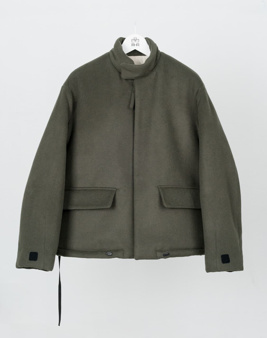 폴리테루 울 푸퍼 스모키 그린 3사이즈 상품이미지2