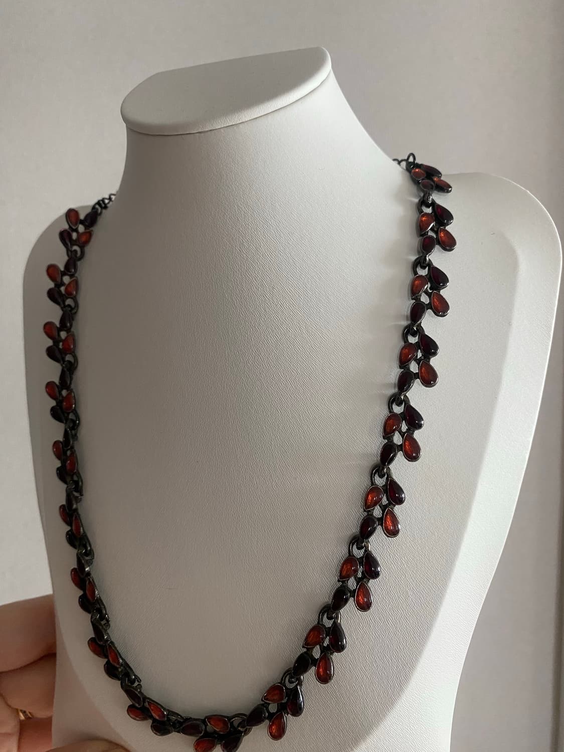 빈티지 와인 오렌지빛 목걸이 상품이미지5