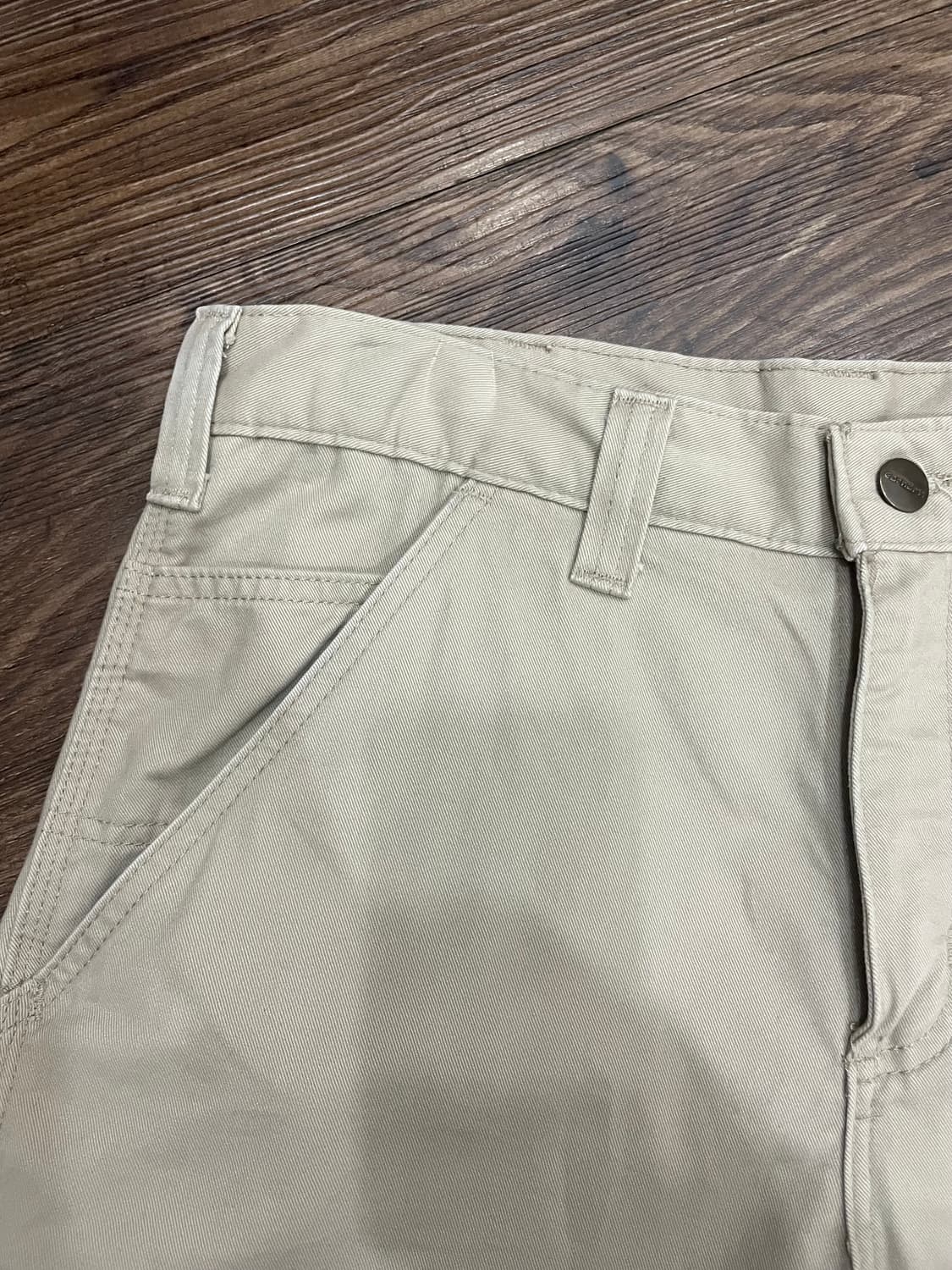 칼하트 덩가리 카펜터 워크 팬츠 베이지 상품이미지4