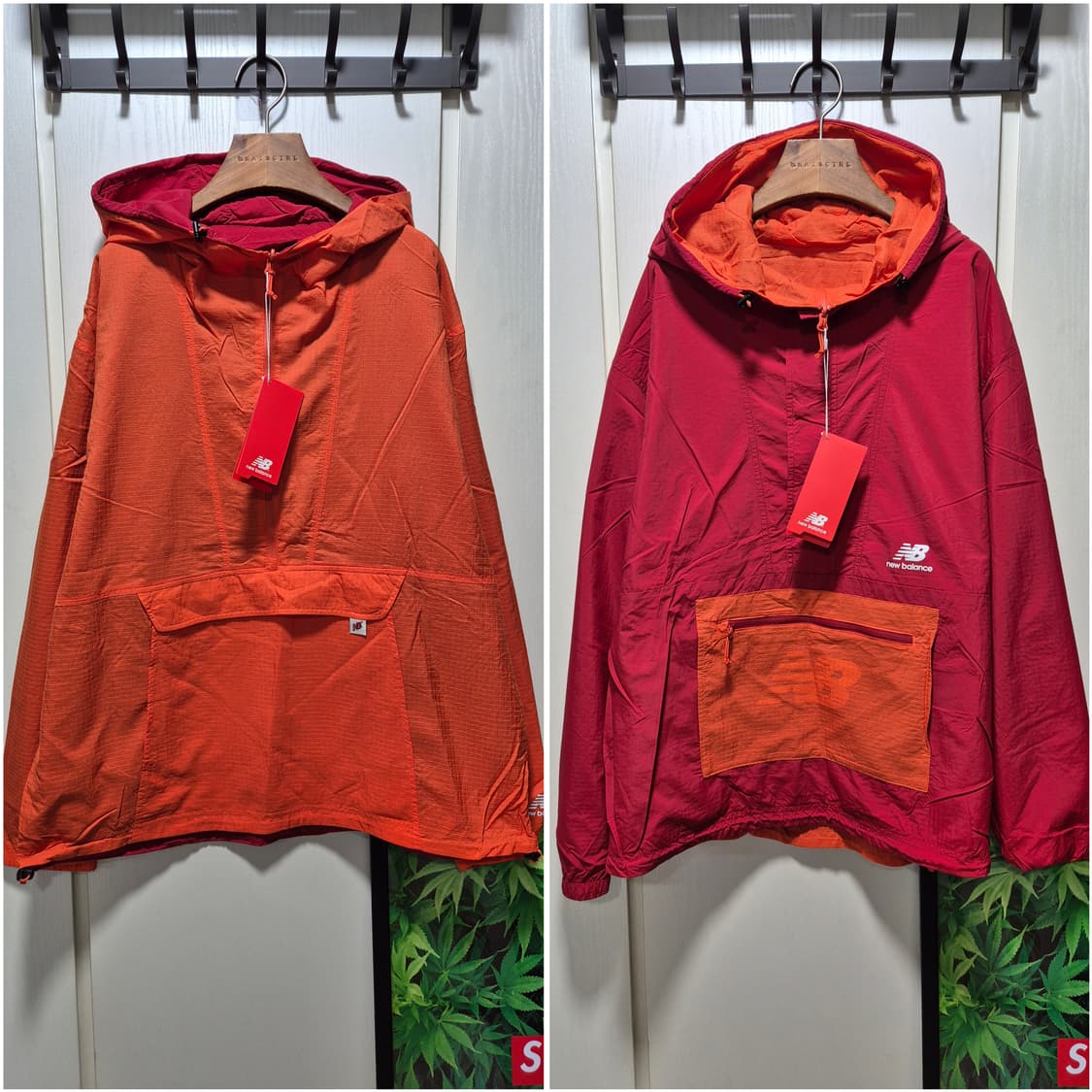 양면 뉴발란스 아노락 바람막이.새상품 상품이미지1