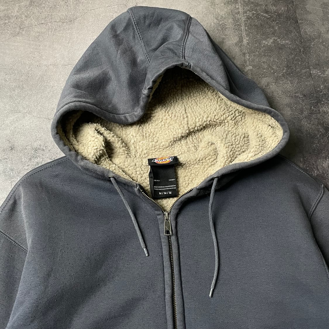 DICKIES 디키즈 빈티지 블루 셰르파 후드 집업 A00823 상품이미지2