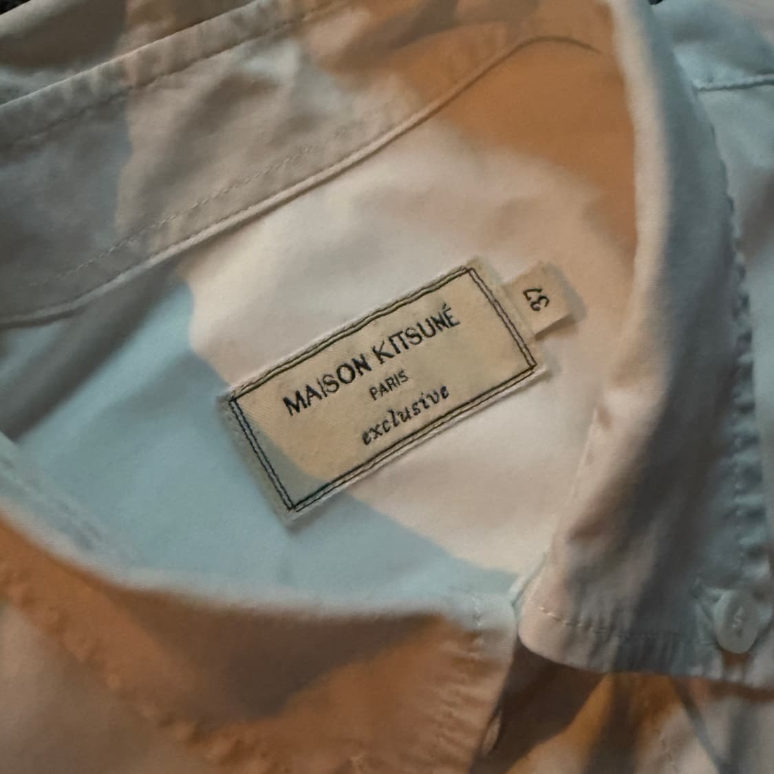 메종키츠네 그레이 키츠네 셔츠 상품이미지3