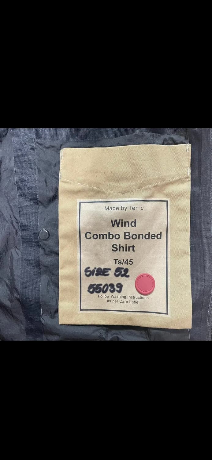 Ten C 텐씨 Wind Combo Bonded Shirt 52사이즈 상품이미지3